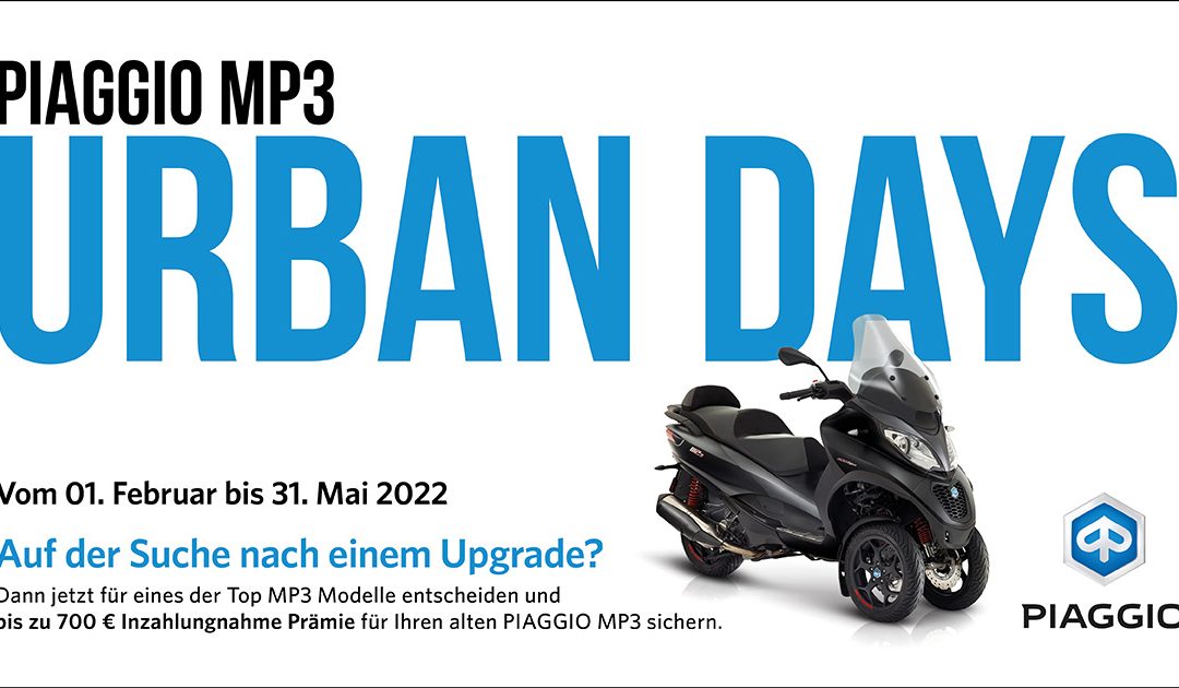 2022 Piaggio MP3 Urban Days